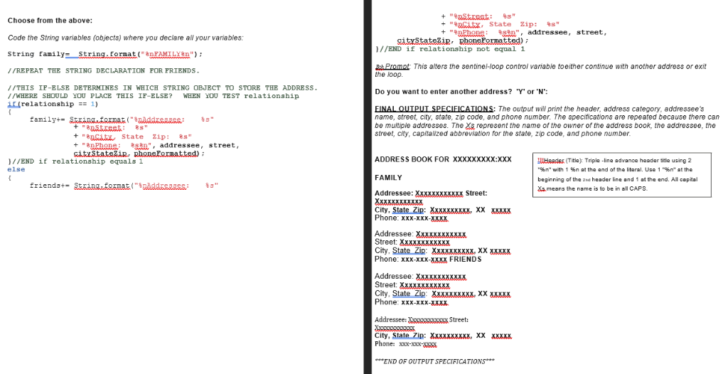 what I am doing wrong. Instructions and Plan are below. l Promot