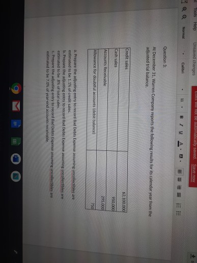 Unsaved changes EULS W E de automatically saved. Save now al