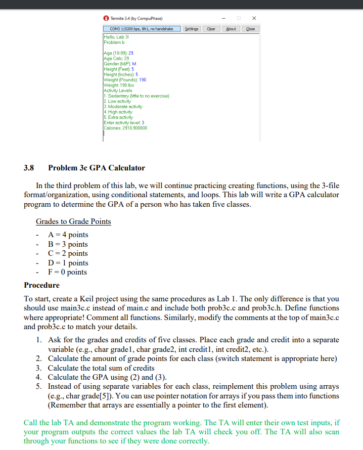about the language C and need some help with these problems. Please