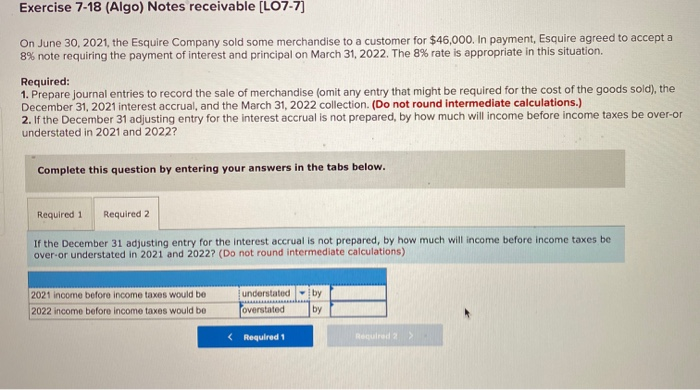 a 8% note requiring the payment of interest and principal on March
