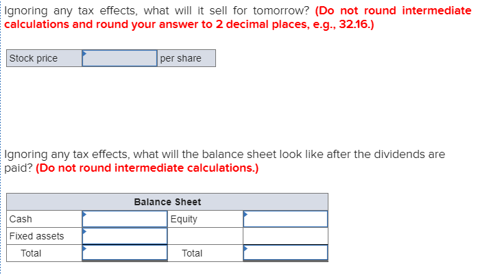 market value terms. There are 7,000 shares of stock outstanding Market Value