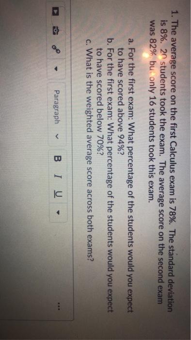  please show work and do not put it in excel 1.