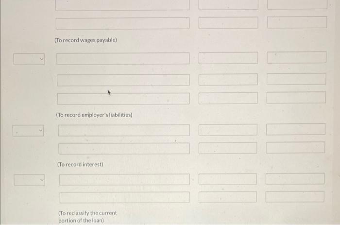 company borrowed $51,000 from a bank on a four-year loan payable. The