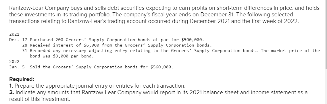 I need help on doing the fair value adjusting entry, thank