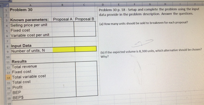  G H 1 Problem 30 Problem 30 p. 18 - Setup