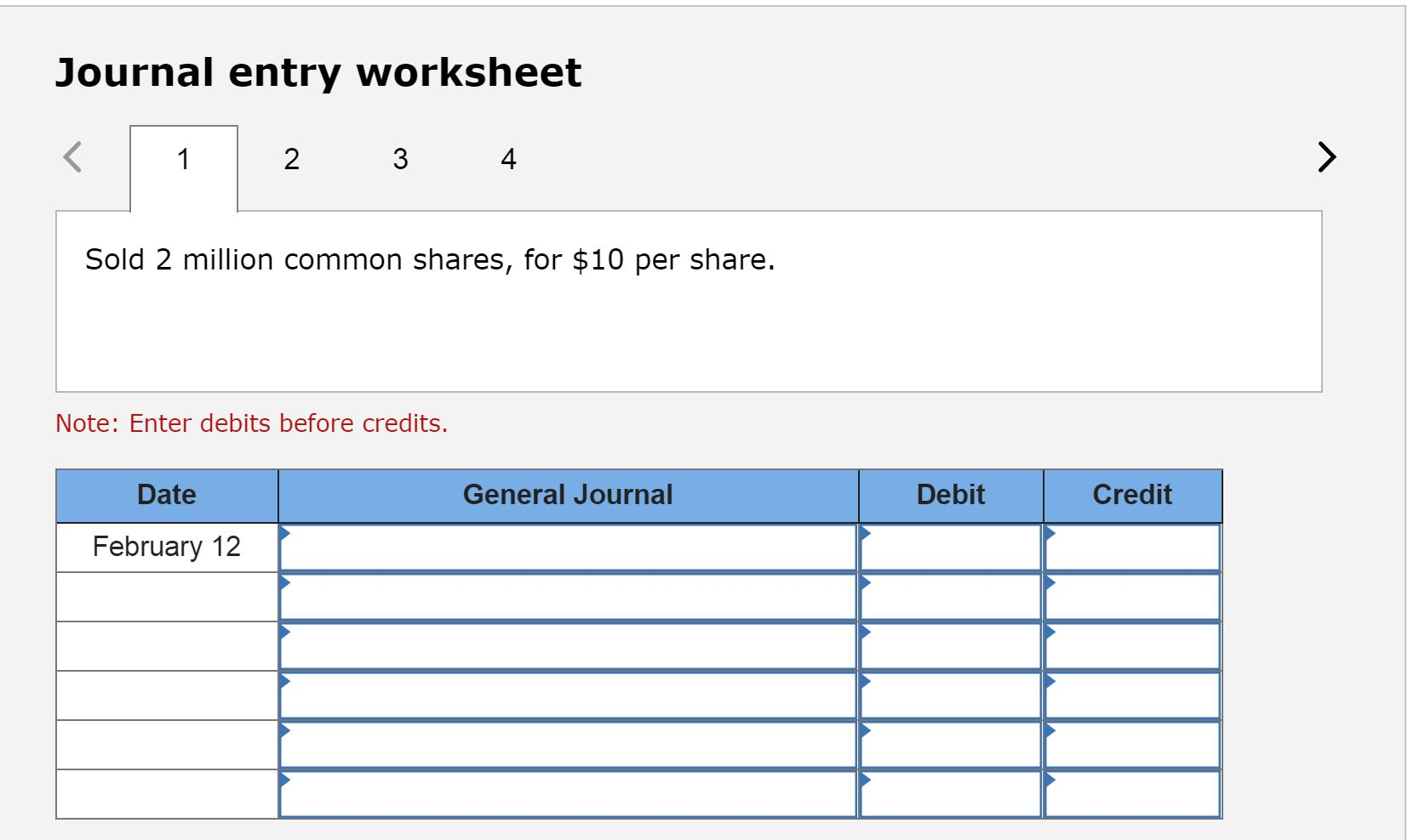 entered into the following transactions relating to shareholders' equity. The articles of
