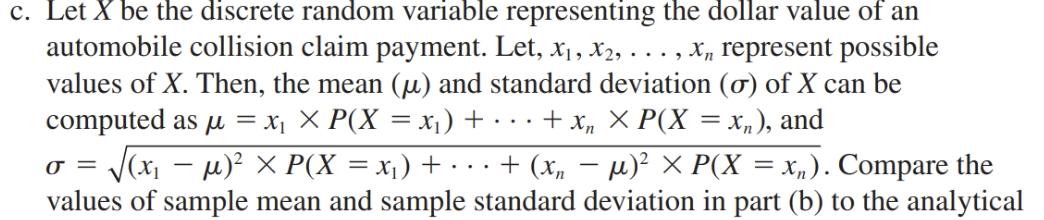 Please answer the question in full not in steps Automobile Collision Claims.
