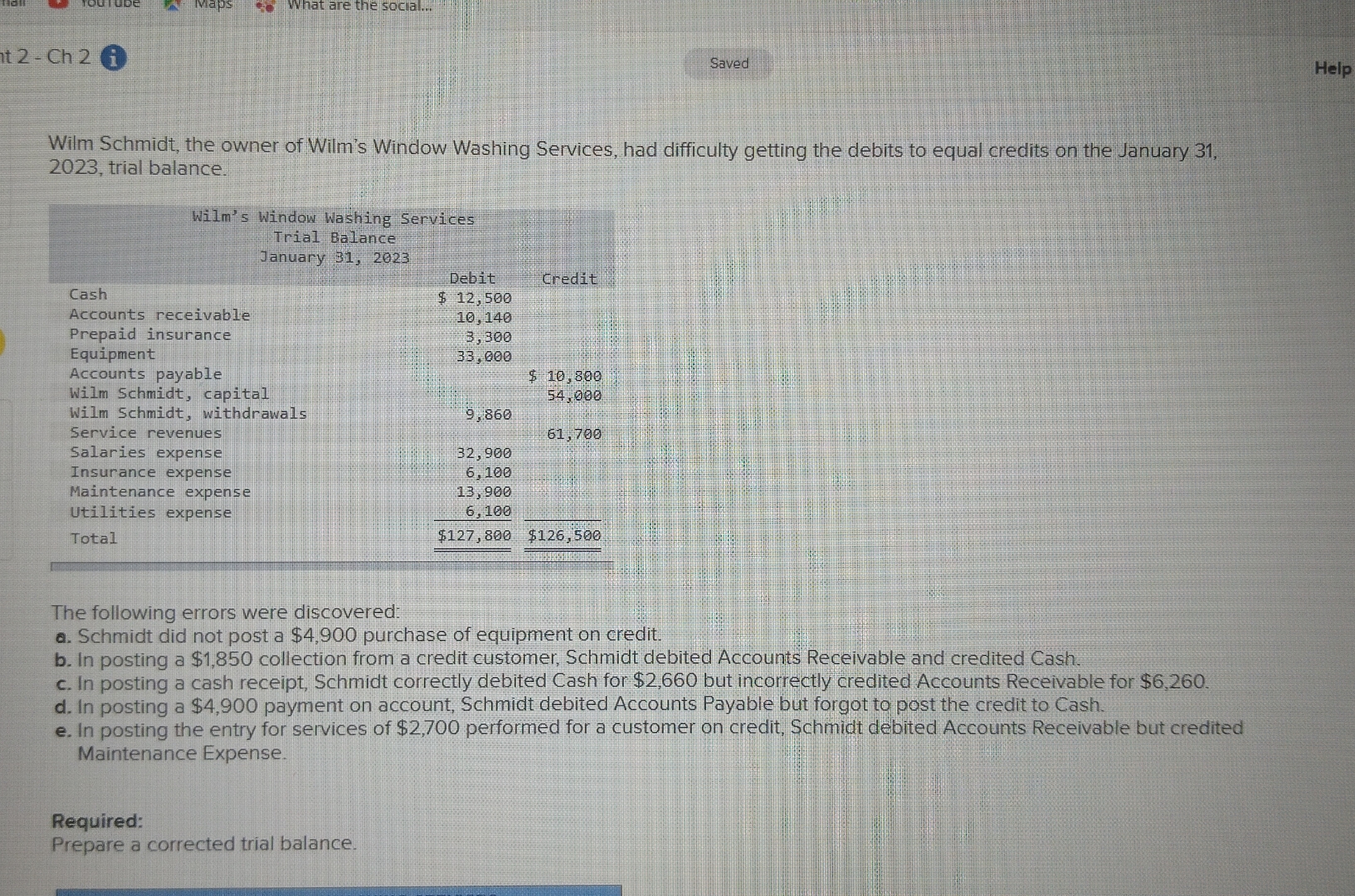  2-Ch2 (i) Saved Wilm Schmidt, the owner of Wilm's Window Washing