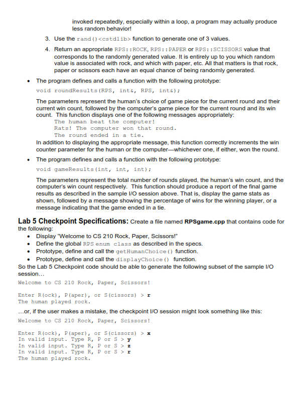 Checkpoint due 11:59PM Mon Feb 11, 2019 (revised from date given in