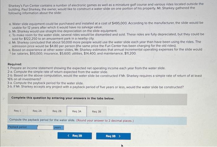 simple rate of return of at least 16% on all investments? 3-a.