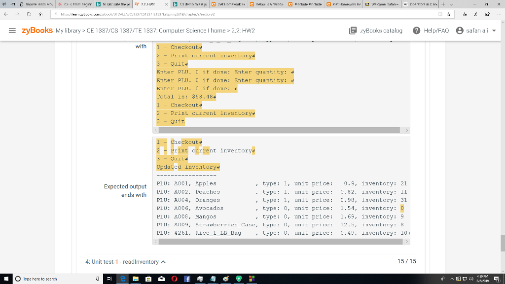 to populate the inventory from file bool readInventory(string fname, string *pluPtr, string