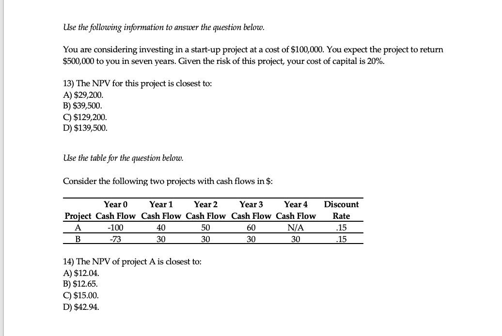 please help Use the following information to answer the question below. You