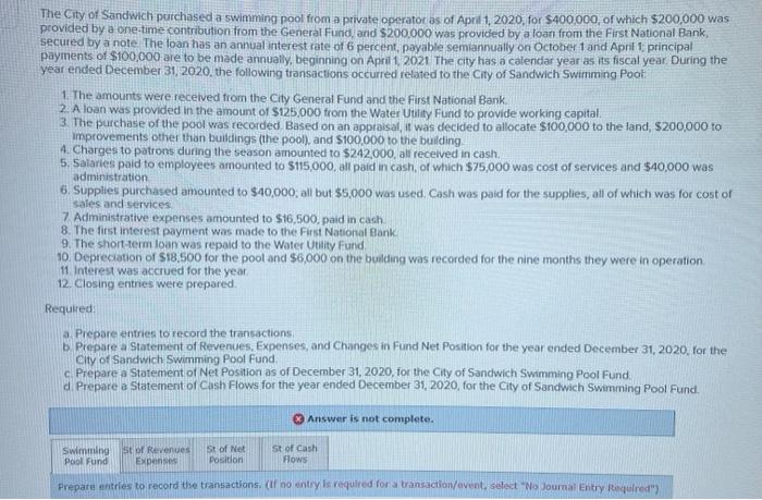  Please help by providing the amounts for A. Total nonoperating revenue