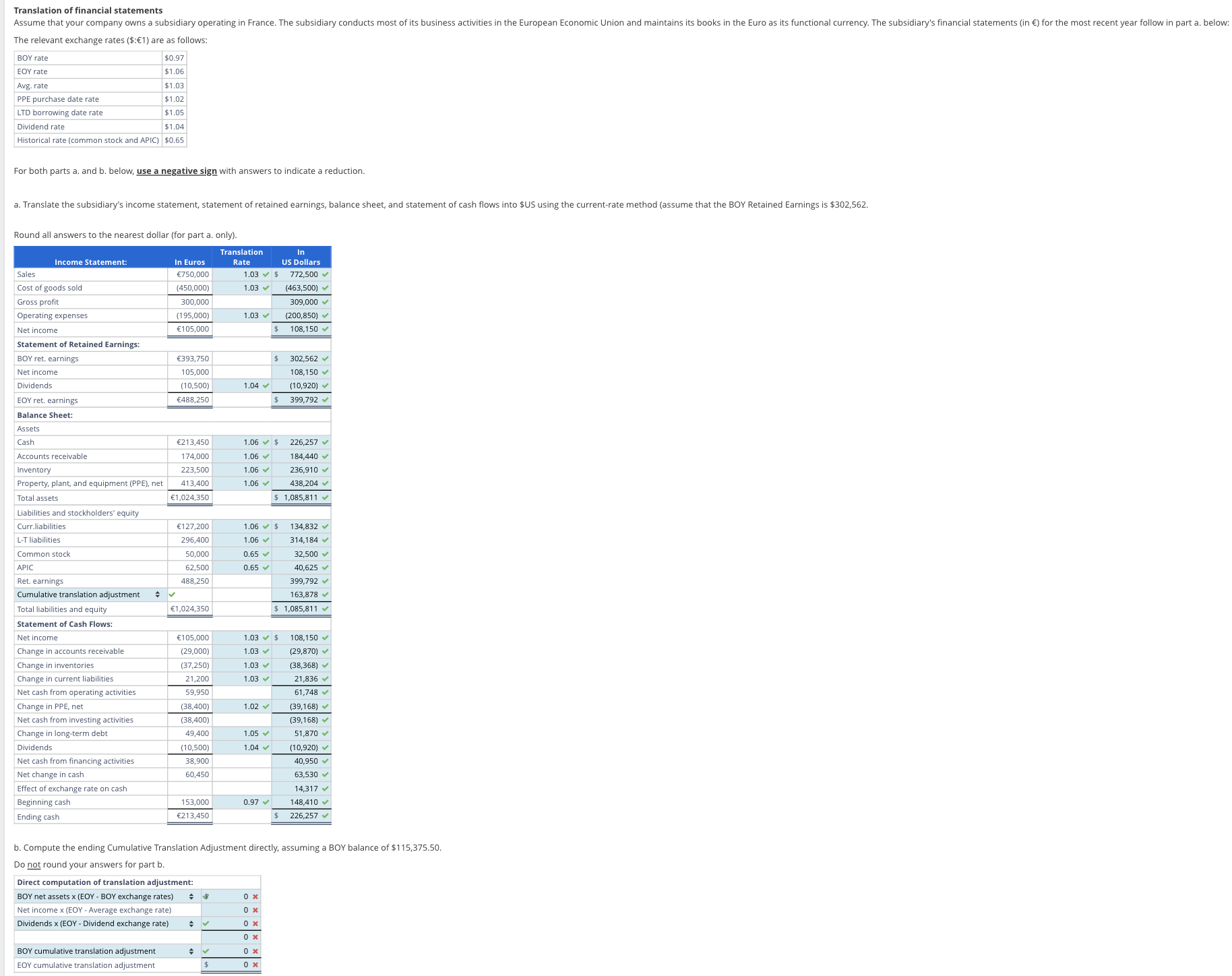 Please help me! I need help with part b. Please show calculations