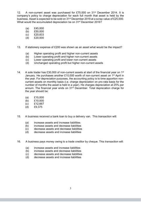 17. Working capital is: (a) non-current assets plus current assets (b) non-current