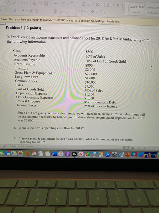  please solve this with excel ~ A A Aav Ao Avv