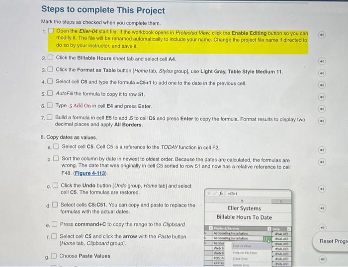 Project 4-4 Eller Systems has received contract data in a text file.