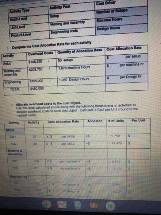 drive using the Traditional Costing system? See circle on the first photo