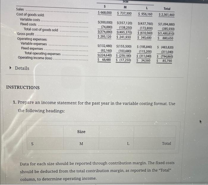 Effect on Operating Income of Change in Operations Obj. 4 manufactures three