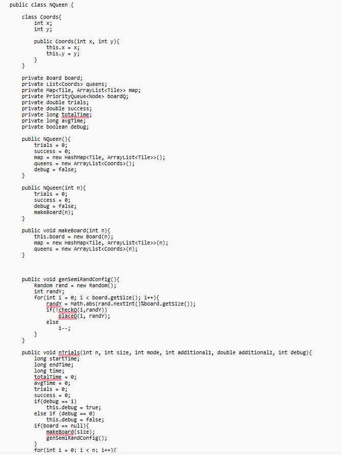  I need help with implemented the serach cost and average time