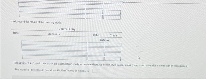 Corporation reported the following stockholders' equity at December 31 (adapted and in