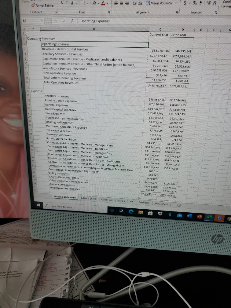 I need help with my income statement. I can not get the