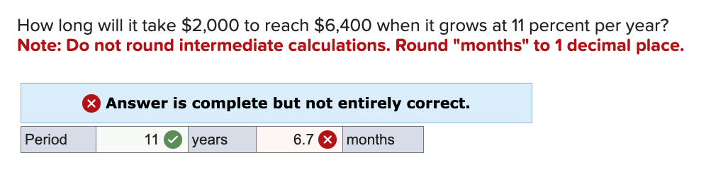  How long will it take $2,000 to reach $6,400 when it