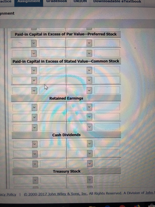 2017. 4) calculate the payout ratio, earnings per share, and return on