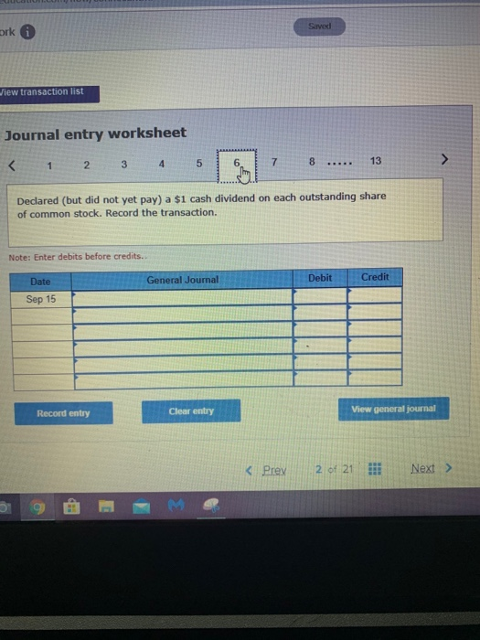 31 Collected $3,000 from customers on account. Feb. 15 Reacquired 3.300 shares