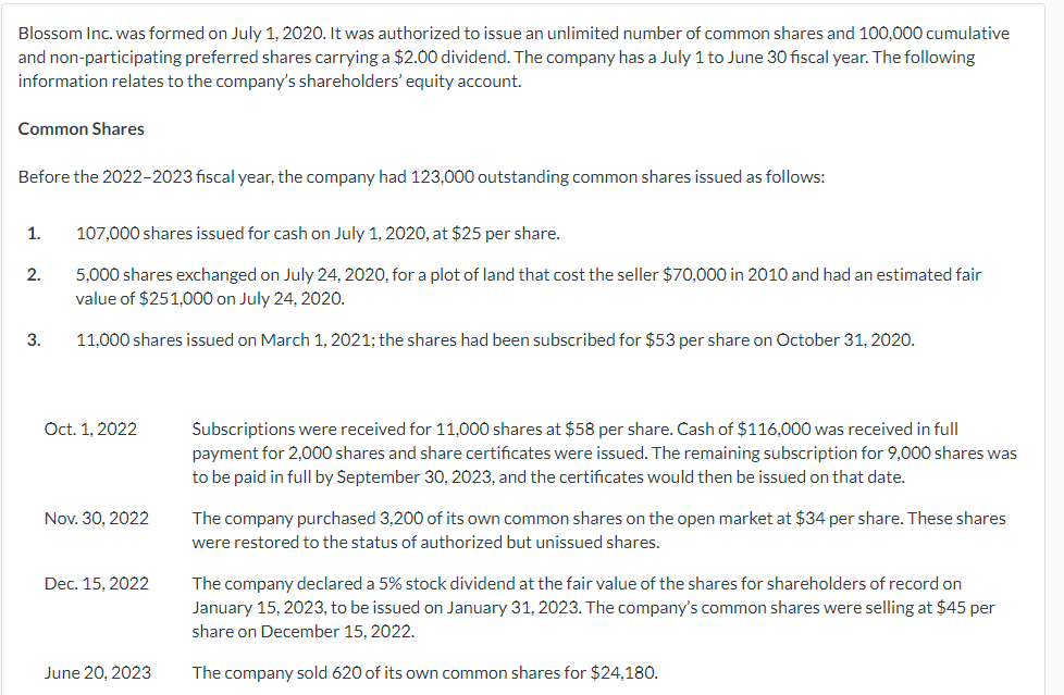  Please show calculation formula or each entry. Thank you. Show all