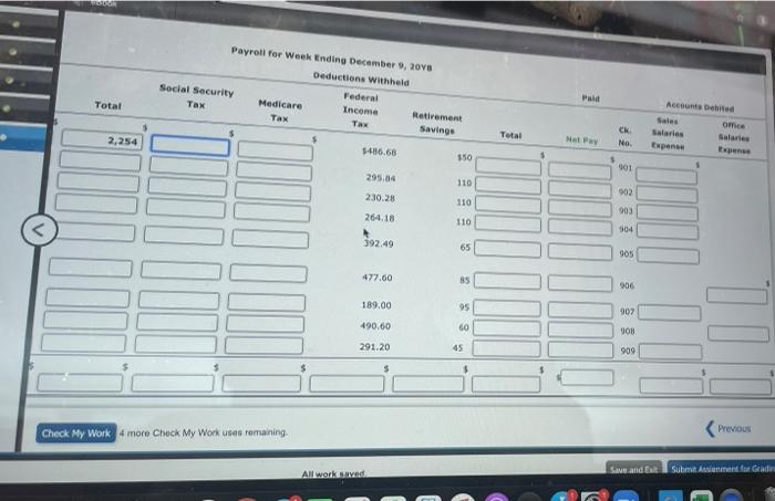 Weekly Federal Retirements Employee Worked Rate Salary Income Tax Savings Aaron 44