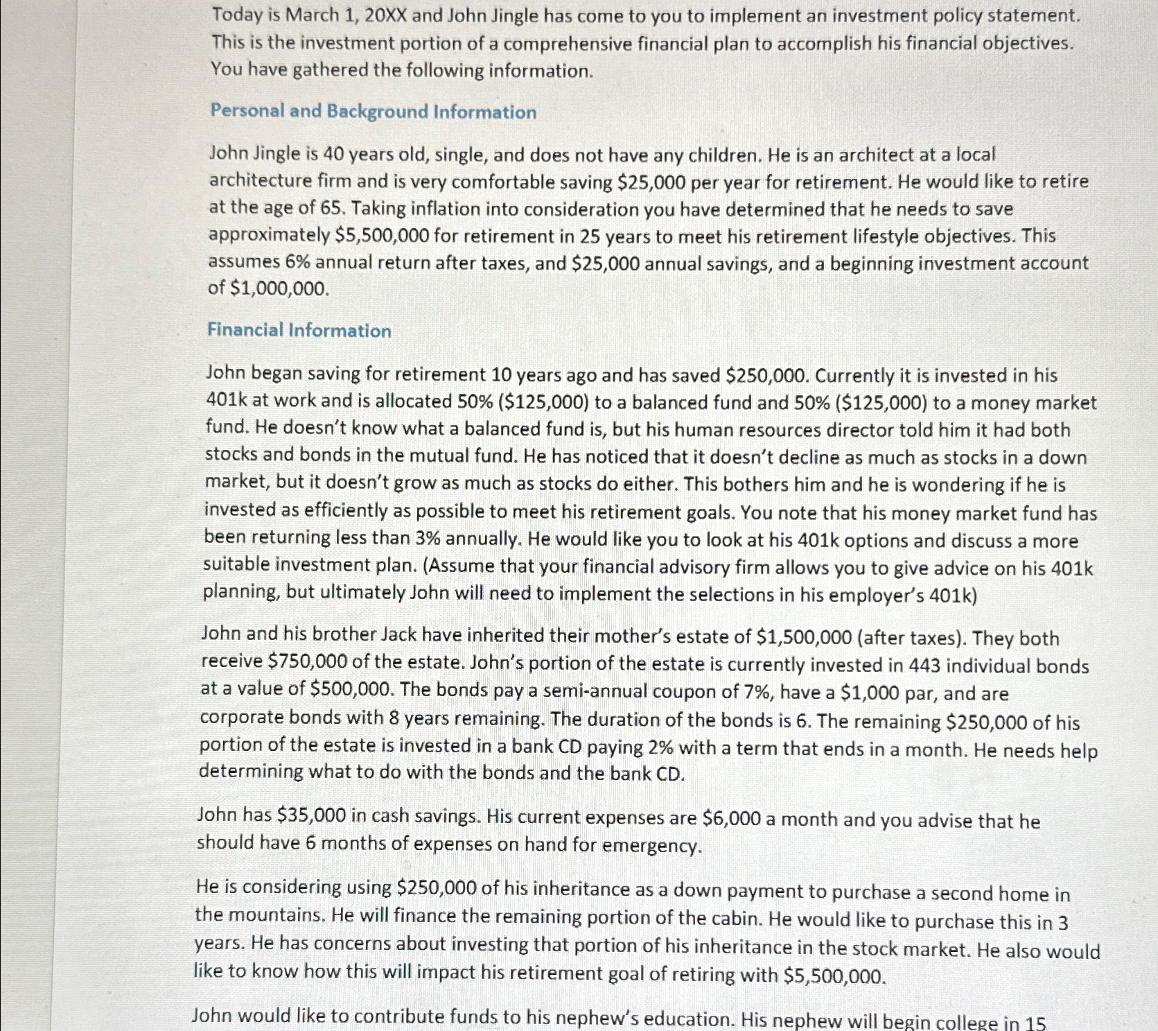  would somebody be able to help me figure out this investment