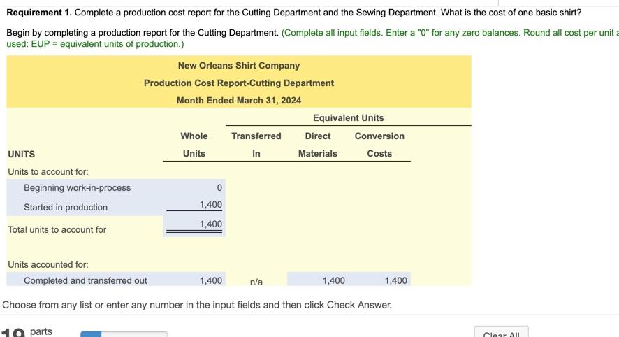 The company buys cloth in various colors and then makes the basic