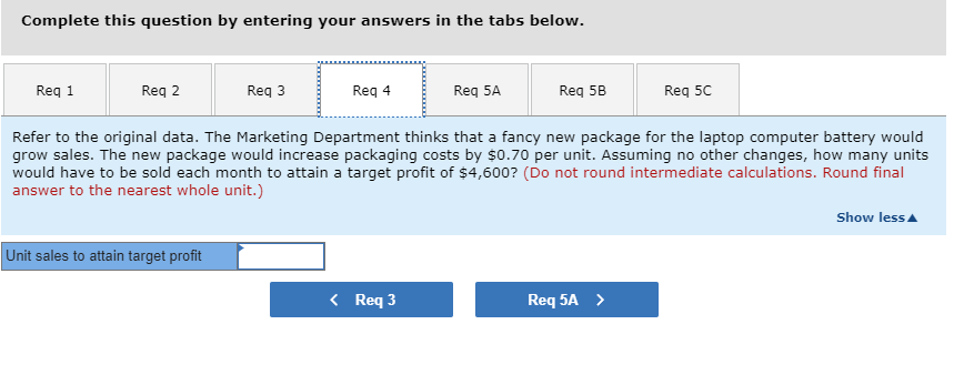 recent month is given below: Sales (12,700 units X $30 per unit)