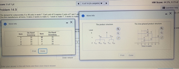 7. Each unit of requires 2 unts of and 1 unit of