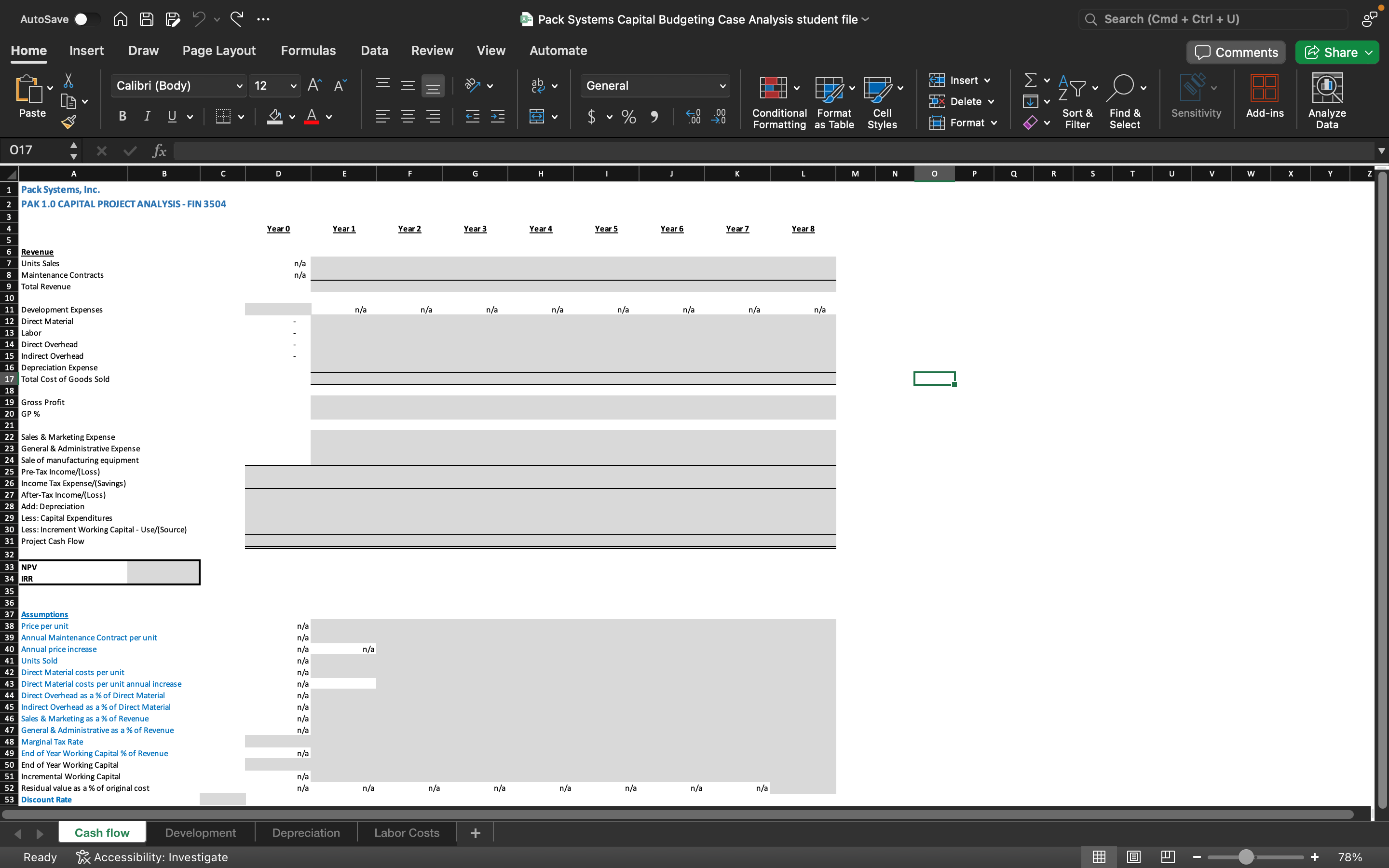  Complete Excel with given information. Excel includes 4 tabs (only letting