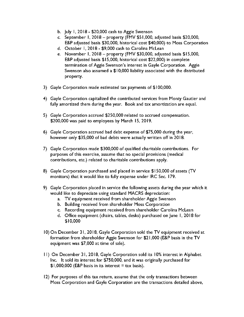 any of this would be really helpful. Thank you! Spring 2019- Advanced