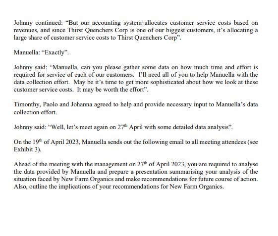 based in New Farm sells fresh organic juices. The company prepares and