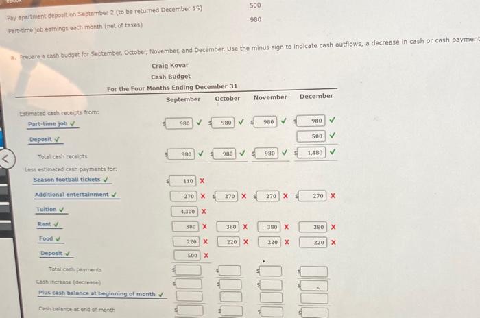 the beginning of the school year, Craig Kover decided to prepare a