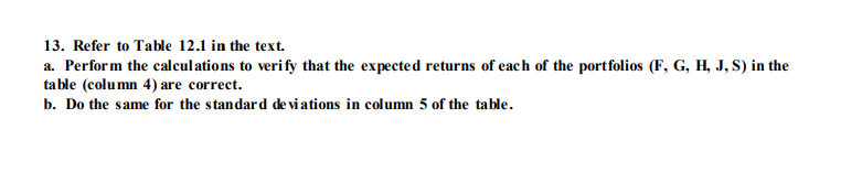 +0.5, what is the risk and return of a portfolio equally divided