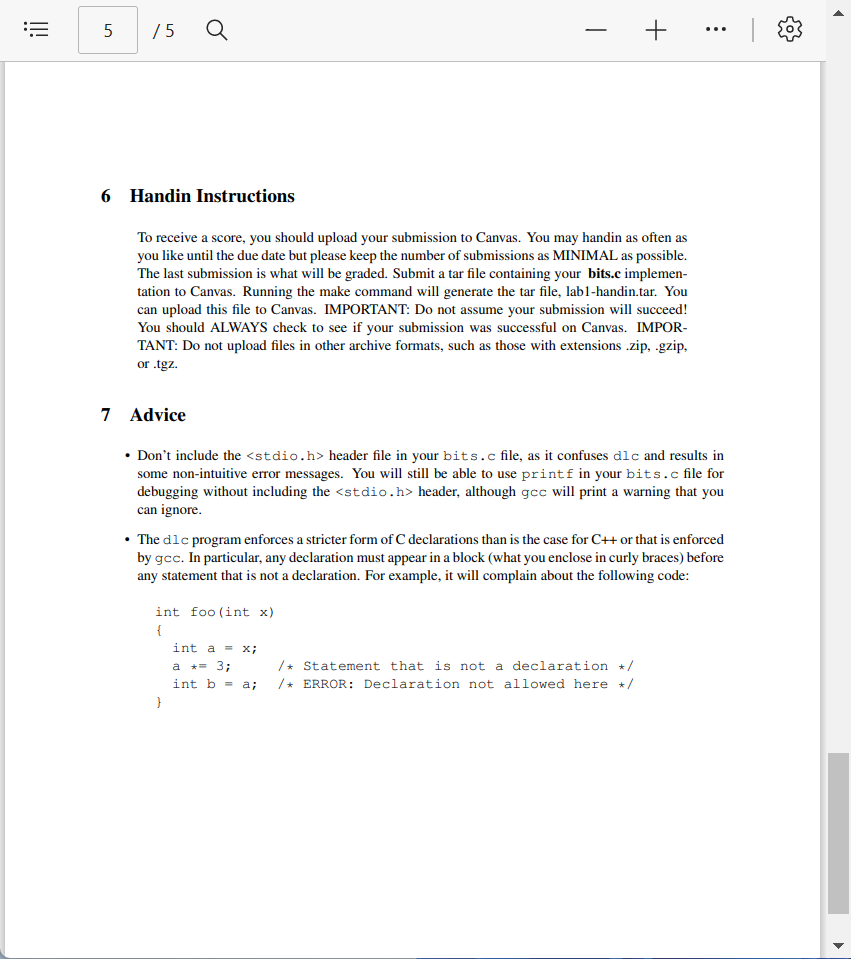 Expr1; ... int varM = ExprM; varJ = ExprJ; ... varN =