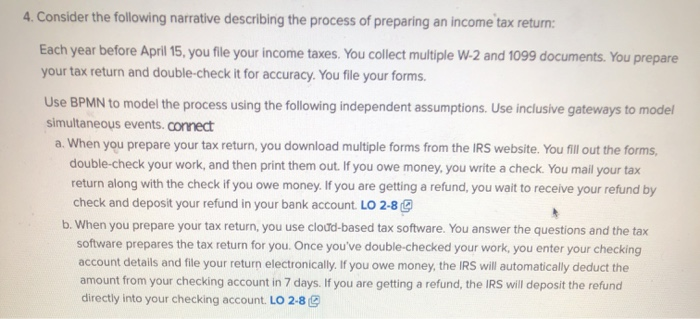 please answer the questioj with activity model thank you 4. Consider the