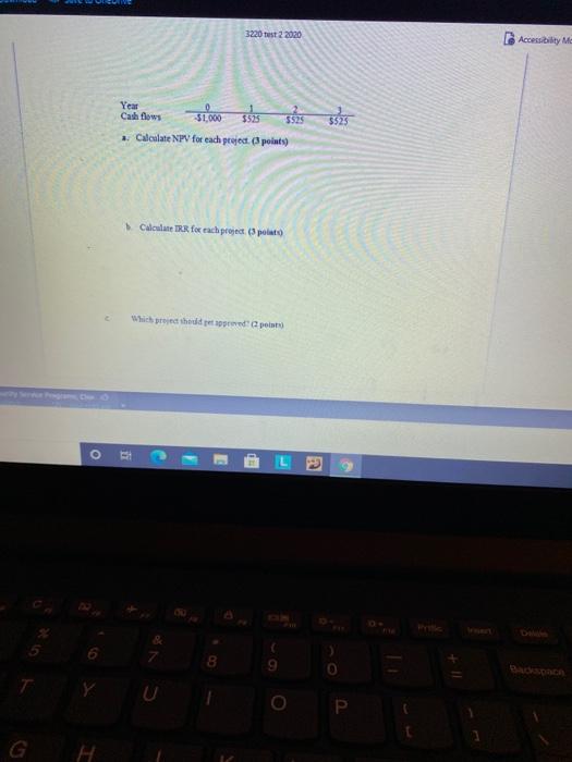 exclusive projects that have the following cash flow and WACC data. WACC: