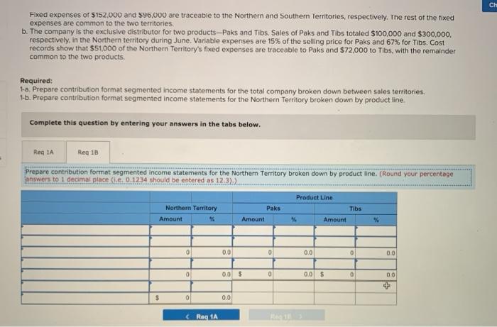 the Month Ended June 30 Sales 5800,000 Variable expenses 300,000 Contribution margin