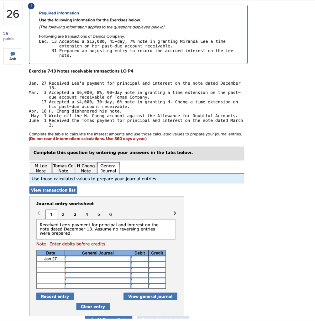 below. [The following information applies to the questions displayed below.) Following are