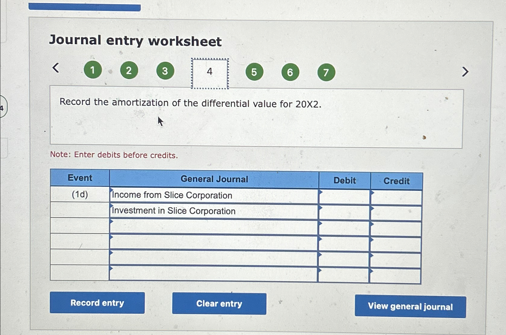 PLEASE HELP WITH FINDING THE AMORTIZATION DIFFERECE FOR 20X2 Please do