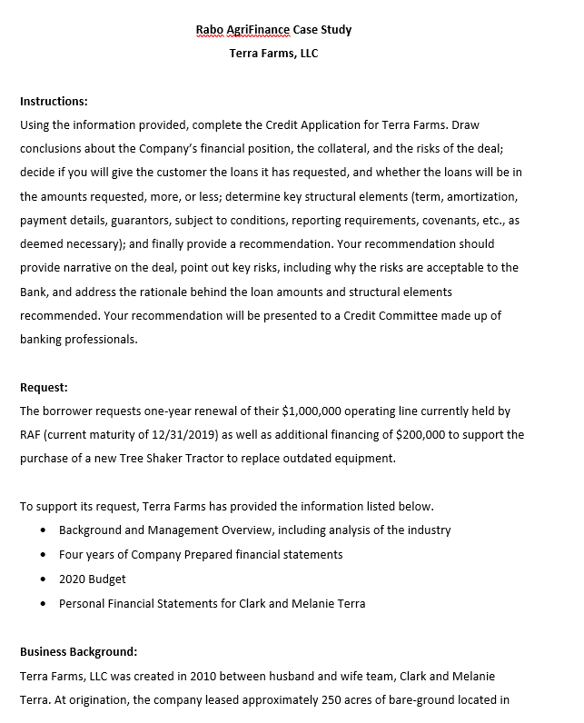  please answer these questions below: Type of Operation - How does