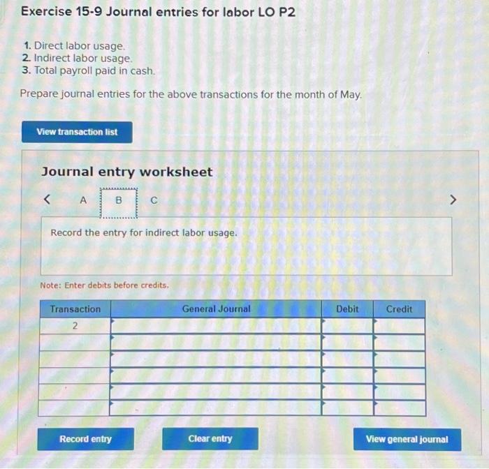 journal entries for the above transactions for the month of May. Journal