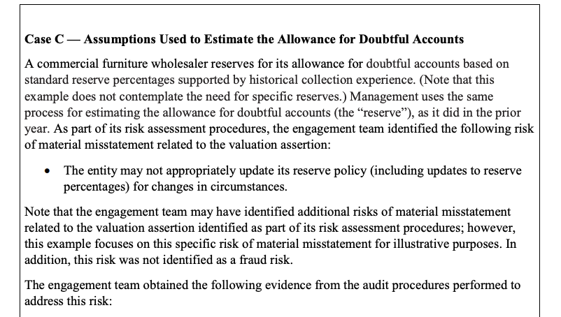 and contradictory audit evidence in each scenario. 2. Determine what additional information,