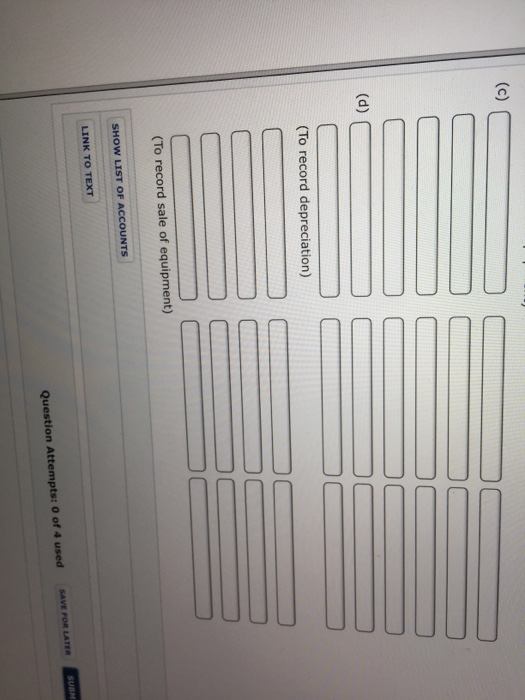Company owns equipment that cost $66,800 when purchased on January 1, 2014.